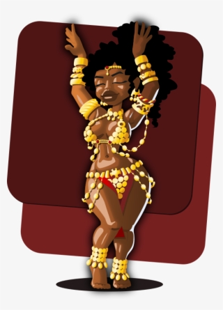 Medium Image - Christmas Belly Dancer Clip Art