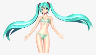 She's Bigger Than Justin Bieber, And A Whole Lot Less - Sexy Miku In Bikini