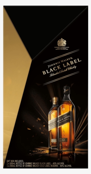 Johnnie Walker Black & Gold Label Scotch Whisky Gift - Single Malt Whisky