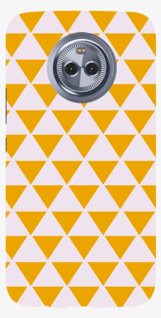 Yellow Triangle Moto X4 Case - Carpet