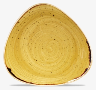 Churchill 9" Stonecast Mustard Seed Yellow Triangle - Ceramic