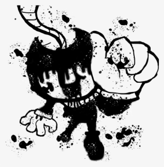 I Got Bored And Made An Edit Of The Suicide Bendy Painting - Bendy And The Ink Machine Downward Fall