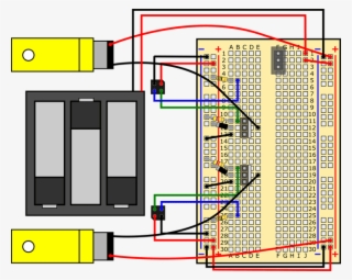 3xaa Battery Pack For Line Following Robot - Make A Line Follower Robot