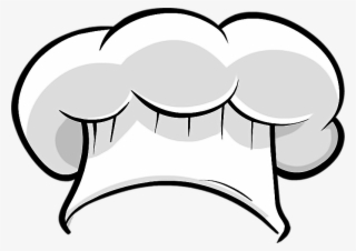 Graphic Black And White Chef Sticker By Dini Julia - Transparent Chef Hat Clipart