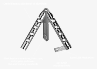 Butterfly-knife Inspired House Keys - Ladder