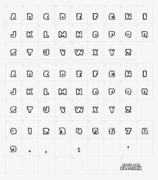 Ice Age Font - Number