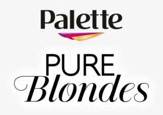 Palette Com Logo Pure Blondes - Calligraphy