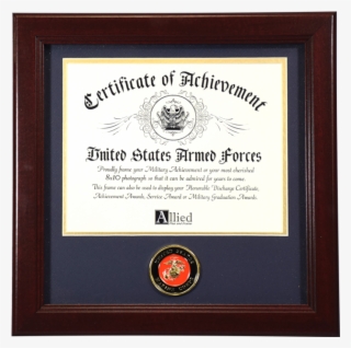 Usmc Certificate Frame - Picture Frame