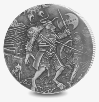 2018 Mythical Creatures Minotaur 2 Oz Antique Finish - Coin