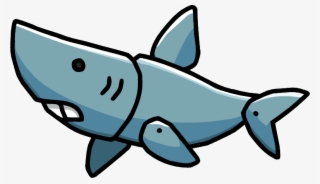 Vector Royalty Free Library Shark Pup Scribblenauts - Megalodon Scribblenauts
