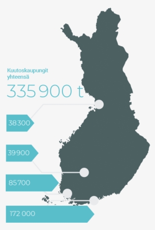 According To A Calculatory Estimate Based On Constructed - Finland Map Vector