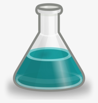 Conical Flask Teal - Matraz Erlenmeyer De Laboratorio Png