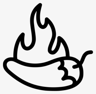 Png File Svg - Outline Chilli