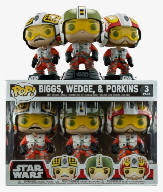 Biggs, Wedge & Porkins Pop Vinyl Figure 3-pack