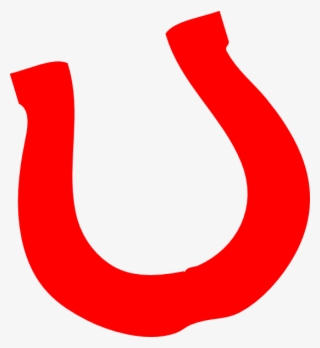Horse Shoe Clip Art - Red Cartoon Horseshoe