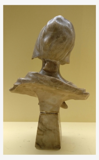 Italian Alabaster Marble Lady Bust - Statue