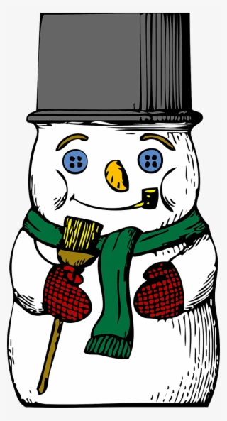 Snowman,winter,cold,top Scarf, - Snowman