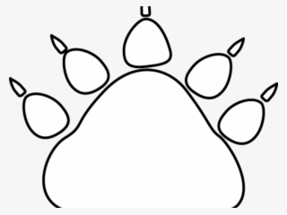 White Tiger Clipart Tiger Paw - Paw