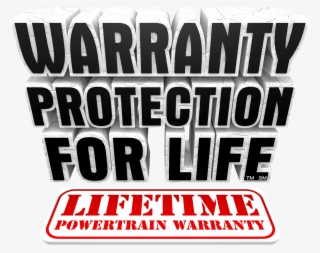 Warranty Protection For Life - Poster