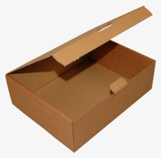 Folding Box, Corrugated Cardboard, 300x240x100mm, With - Box Flap Closure