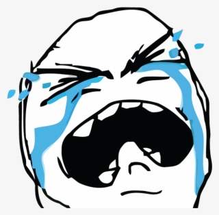 Rage Comics Messages Sticker-6 - Sad Meme Face Png