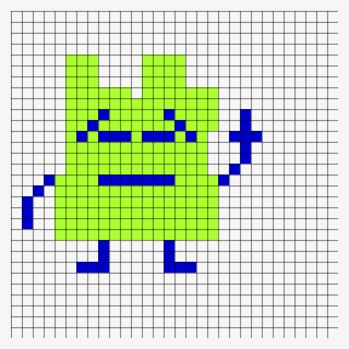 Aqua Teen Hunger Force Ignignokt Mooninite Bead Pattern - Stella Super Mario Pixel Art