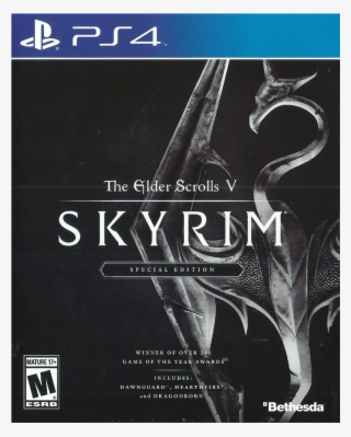 Skyrim Front - Elder Scrolls V Skyrim Special Edition Ps4