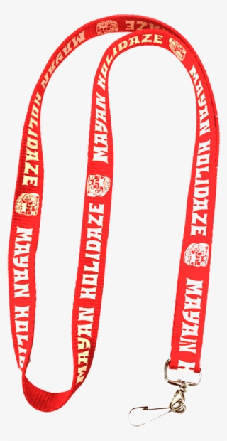 Mayan Holidaze Lanyard - Carmine