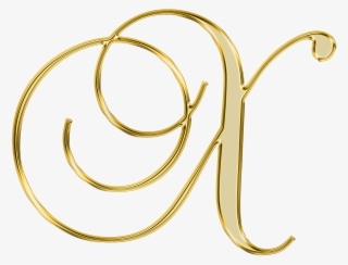 Gold Letter Transparent Background