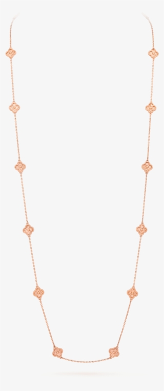 Sweet Alhambra Long Necklace, 16 Motifs, - Necklace