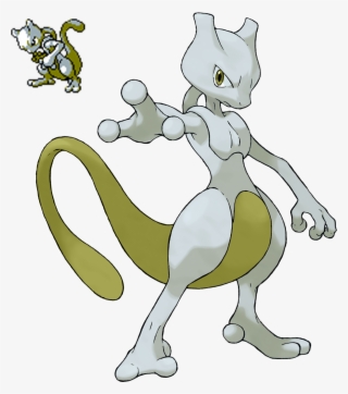 Shiny Mewtwo Remade , - Pokemon Mewtwo