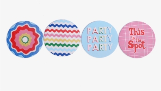 House Party Coaster Set - Circle