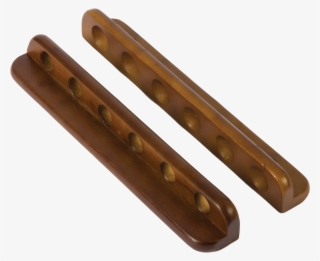 Solid Wood Billiard Cue Wall Rack - Base Para Tacos De Billar