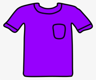 T-shirt, Pocket, Purple, Png