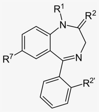 Benzodiazepine - Benzodiazepine Structure - 2480x1771 PNG Download - PNGkit