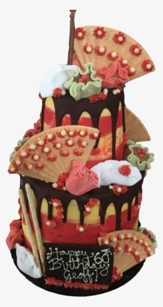 2 Tier Dim Sum Cake - Cake Decorating