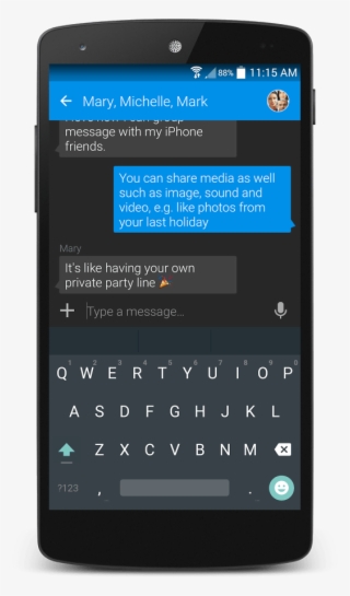 Specifically For Android, Textra Sms Offers More Than - Smartphone