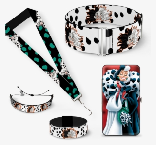 Cruella De Vil 101 Dalmatians- Women's Gift Set - Cruella De Vil Dog Collar