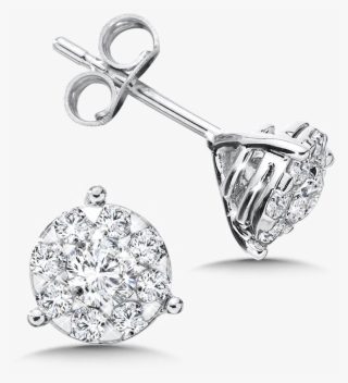 Sdc Creations Diamond Earrings In 14k White Gold - Earrings