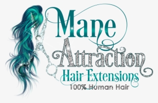 Mane Attraction Hair Extensions Logo On Transparent - Calligraphy