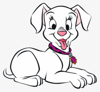 101 Dalmatians - Dalmatian Without Spots Coloring Pages