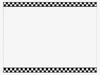 Checkered Border Cliparts - Black-and-white