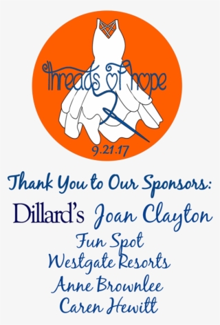 Mark Your Calendars For Our Annual Threads Of Hope - Poster