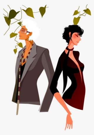Fashion Clipart Man Woman - Men And Woman Fashion Clipart