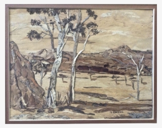 Dalton, Eucalyptus Trees In Australian Outback Wood