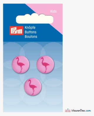 Prym - Flamingo Buttons - Weaverdee - Com Sewing & - Button