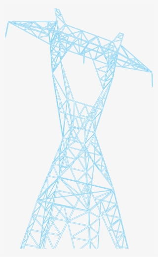 Transparent Transmission Download Electricity Line - High Voltage