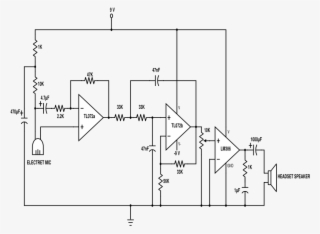 Schematics Com Electronic - Circuito De Estetoscopio Electrónico