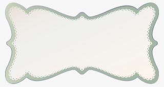 Gray Outline Tray Badge With White Middle - Wood