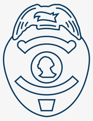 Badge Icon Blue Outline2 - Circle